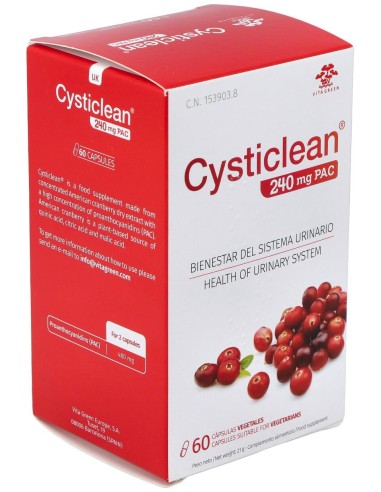 Cysticlean 240 Mg Pac, 60 Cápsulas