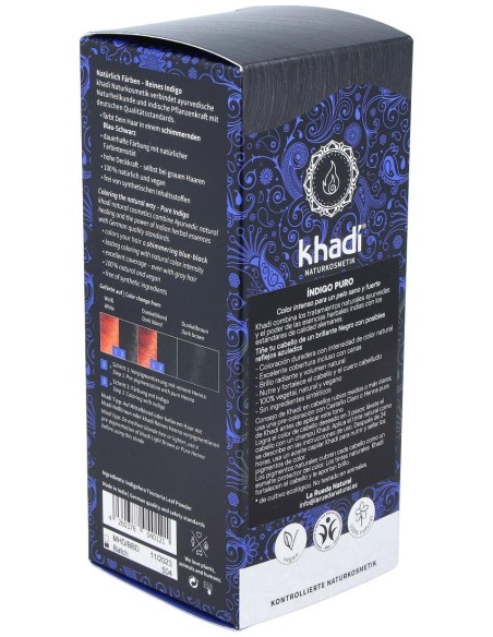 Khadi Tinte Indigo Natura Polvo 100G