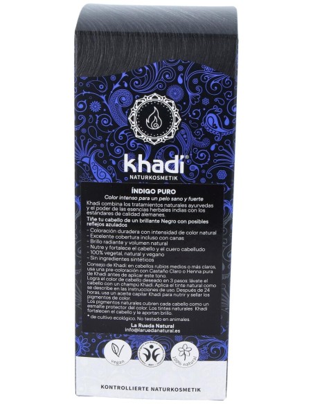 Khadi Tinte Indigo Natura Polvo 100G