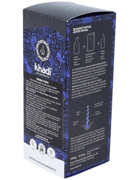 Khadi Tinte Indigo Natura Polvo 100G