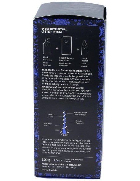 Khadi Tinte Indigo Natura Polvo 100G