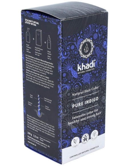Khadi Tinte Indigo Natura Polvo 100G