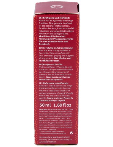 Khadi Amla Aceite Fortalecedor Capilar Brillo 50Ml