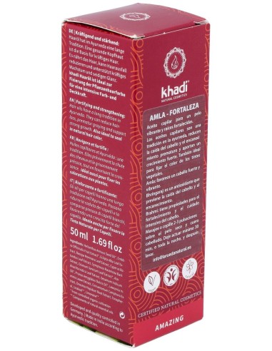 Khadi Amla Aceite Fortalecedor Capilar Brillo 50Ml