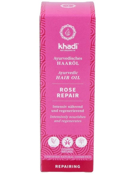 Aceite Capilar Rosa Reparador Cabello Dañado 50Ml.