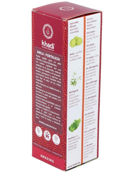 Khadi Amla Aceite Fortalecedor Capilar Brillo 50Ml