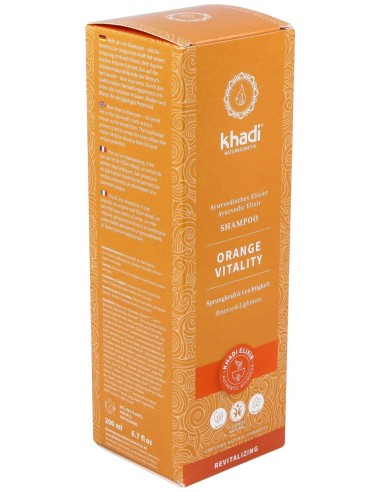 Khadi Champú Vitalidad Naranja 200Ml