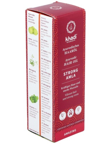 Khadi Amla Aceite Fortalecedor Capilar Brillo 50Ml