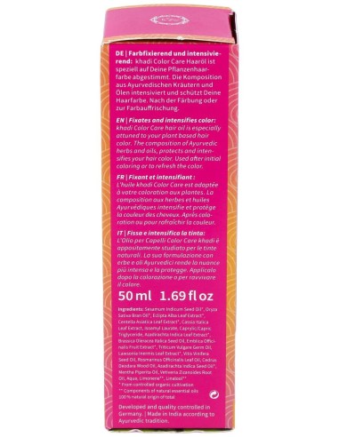 Khadi Aceite Capilar Cuidado Color 50Ml