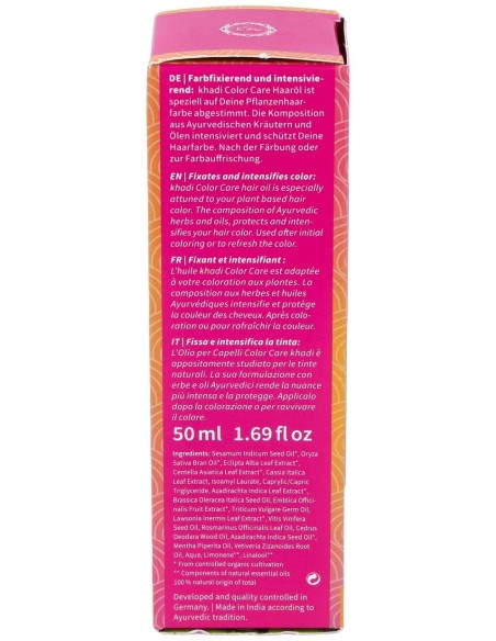 Khadi Aceite Capilar Cuidado Color 50Ml