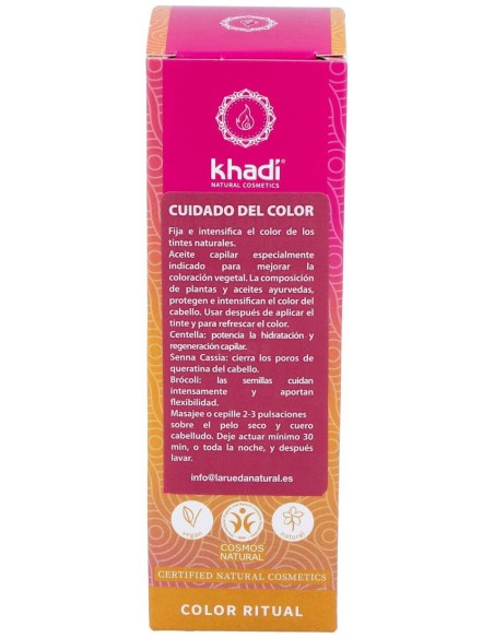 Khadi Aceite Capilar Cuidado Color 50Ml
