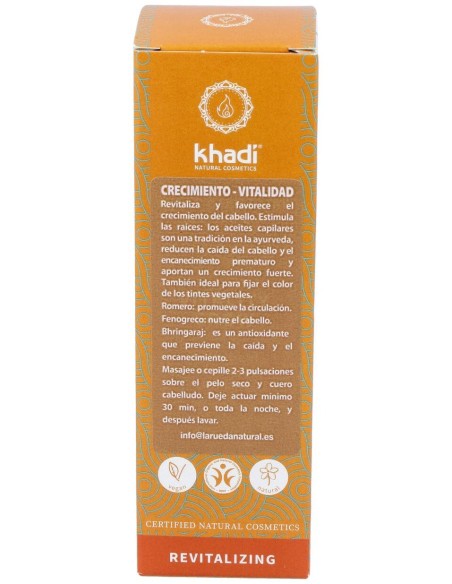 Aceite Capilar Vitalidad Crecimiento Anticaida 50M