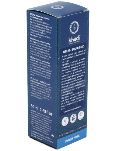 Aceite Capilar Neem Equilibra Cuero Cabelludo 50Ml