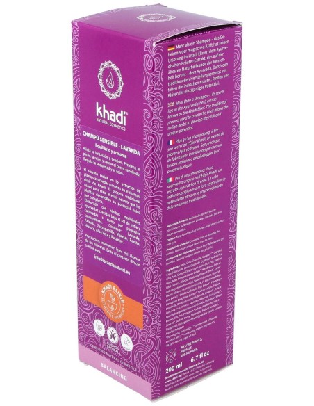 Khadi Champú De Lavanda Para Cabellos Delicados 200Ml