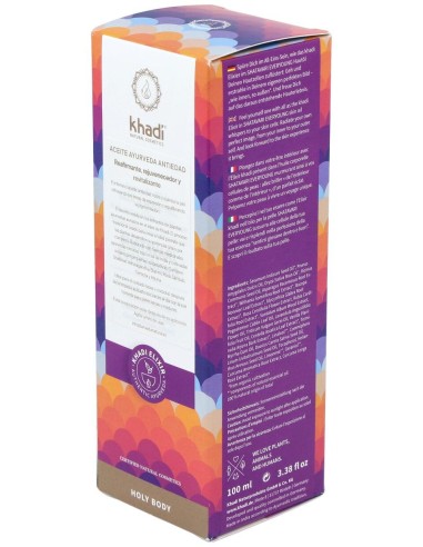 Khadi Aceite Elixir Ayurveda Anti Edad Shatavari 100Ml