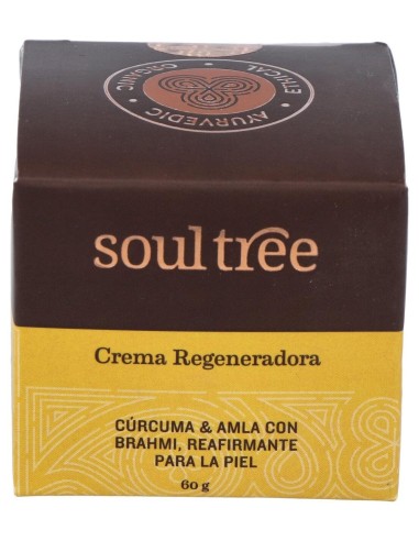 Crema Facial Regeneradora Curcuma Amla Bhrami 60Gr