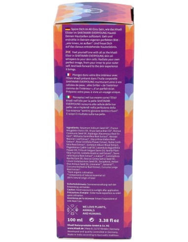 Khadi Aceite Elixir Ayurveda Anti Edad Shatavari 100Ml