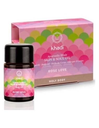 Khadi Aceite Elixir Ayurveda Rosa Regenerante 10Ml