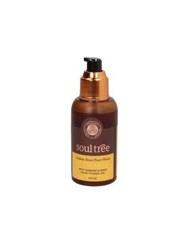 Soultree Gel Limpiador Facial De Rosas Con Curcuma 120Ml
