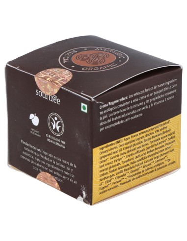 Crema Facial Regeneradora Curcuma Amla Bhrami 60Gr