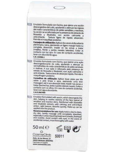 Basiko Kuperox Crema Hidratante Piel Sensible, 50 Ml