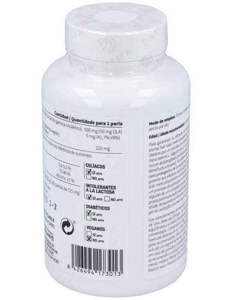 Herbora Aceite De Onagra Y Vitamina E 180 Perlas