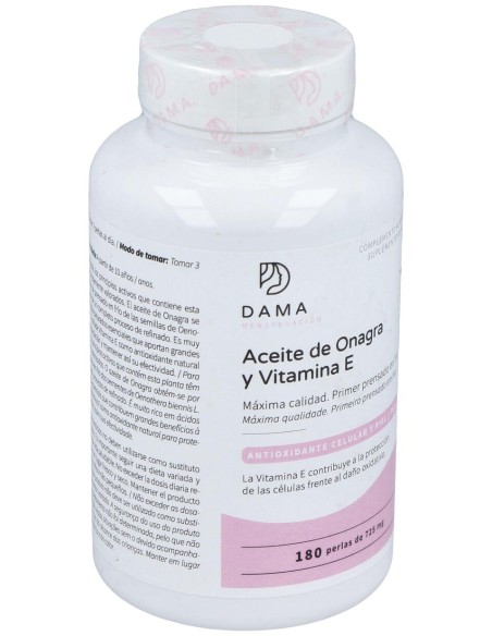 Herbora Aceite De Onagra Y Vitamina E 180 Perlas