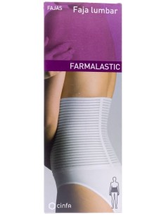Farmalastic Faja Lumbar Velcro, Talla 1, 1 Ud