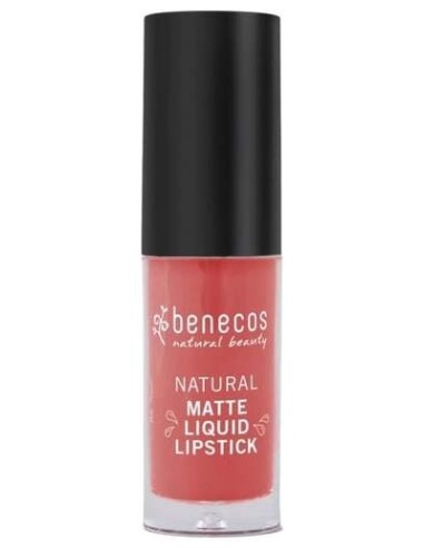 Benecos Cosmeticos Barra Mate De Labios Liquida Coral 5G