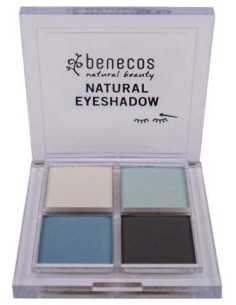 Benecos Cosmeticos Sombra Quattro True Blue 9G