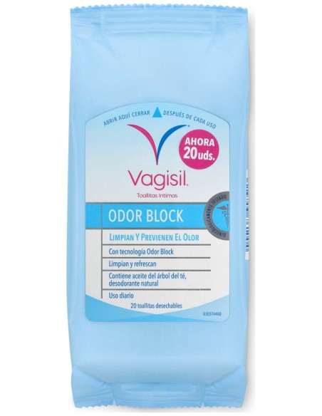 Vagisil Toallitas Íntimas Odor Block 10Uds