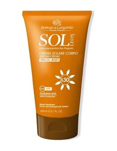 Bottega Di Lungavita Sol León Crema Solar Cuerpo Spf30 150Ml