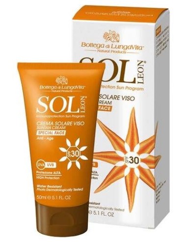 Bottega Di Lungavita Sol León Crema Cara Spf30 50Ml