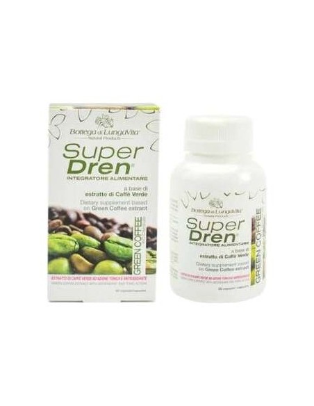 Bottega Di Lungavita Super Dren Cafe Verde 60Caps
