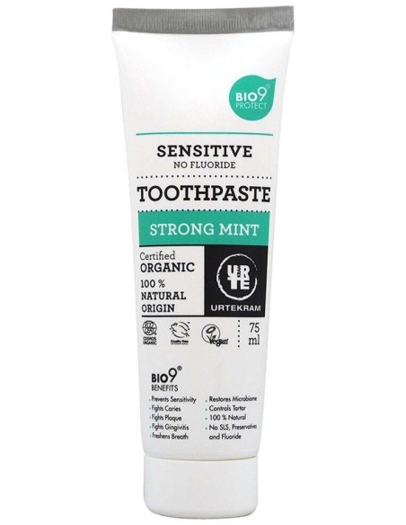 Urtekram Dentifrico Menta Fuerte Bio 75Ml