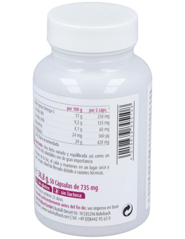 Raab Vitalfood Aceite Krill Forte 50Caps
