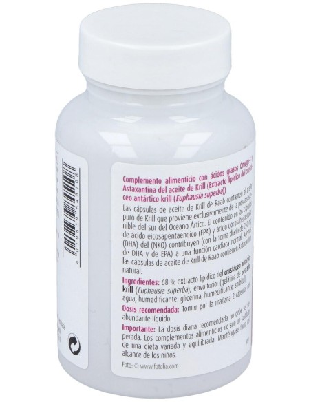 Raab Vitalfood Aceite Krill Forte 50Caps