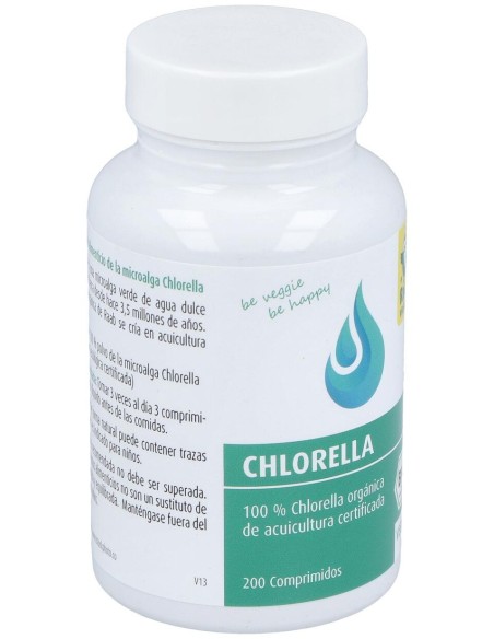 Raab Vitalfood Chlorella Ecológica 200 Comp