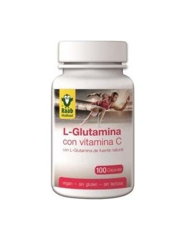 Raab Vitalfood L-Glutamina Con Vitamina C 100Caps