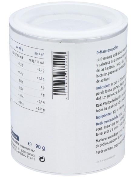 D-Mannose Polvo 90Gr.