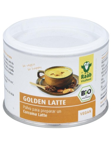Raab Vitalfood Golden Latte Bebida De Curcuma En Polvo 70G