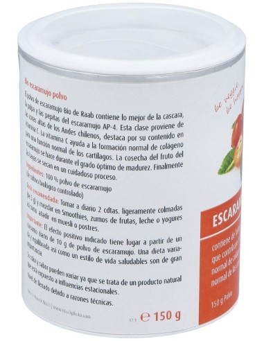 Escaramujo Polvo 150Gr. Bio