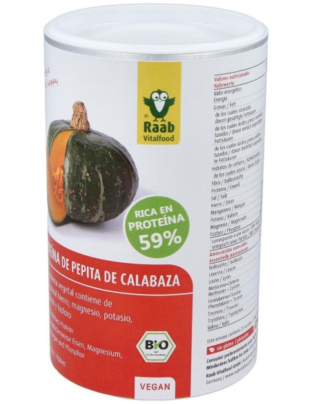 Raab Vitalfood Proteina De Pepita Calabaza Bio 500G