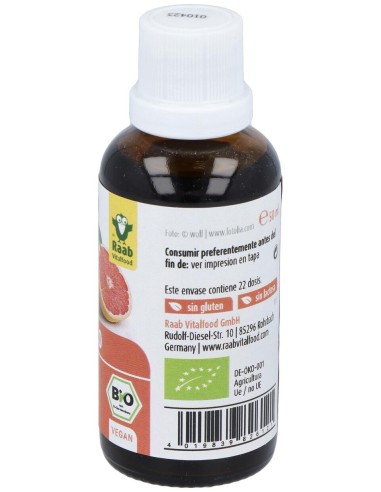 Raab Vitalfood Pomelo Extracto Pepita Bio 50Ml