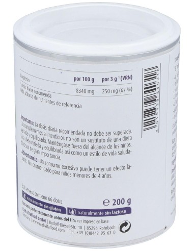 Citrato De Magnesio Polvo 200Gr.