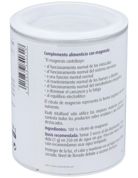 Citrato De Magnesio Polvo 200Gr.