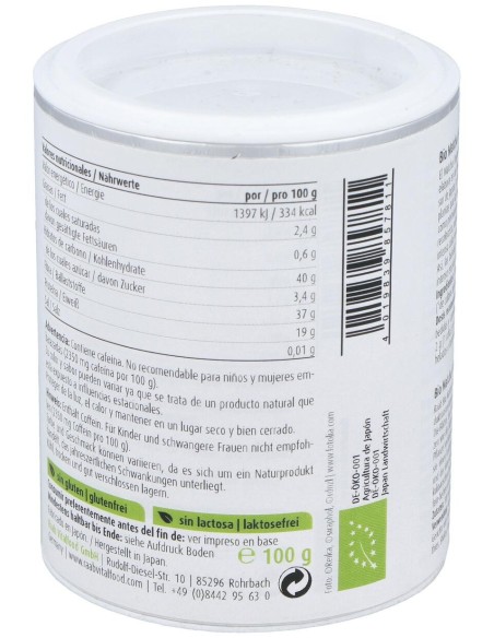 Raab Vitalfood Matcha Te Verde Basic Polvo 100G
