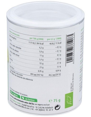 Verde De Cebada Polvo 75Gr. Bio