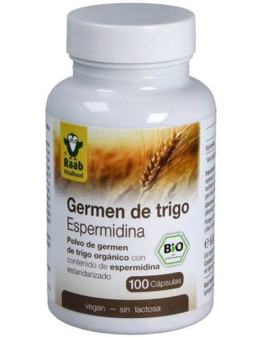 Raab Vitalfood Espermidina Germen De Trigo 600Mg 100Caps