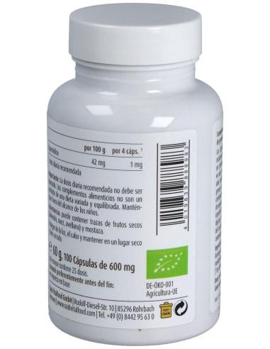 Raab Vitalfood Espermidina Germen De Trigo 600Mg 100Caps